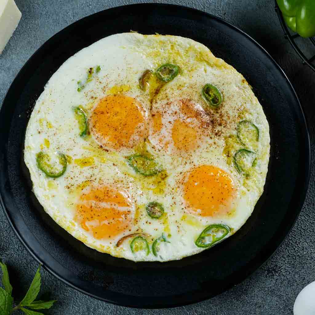 Sun up eggs with cheese