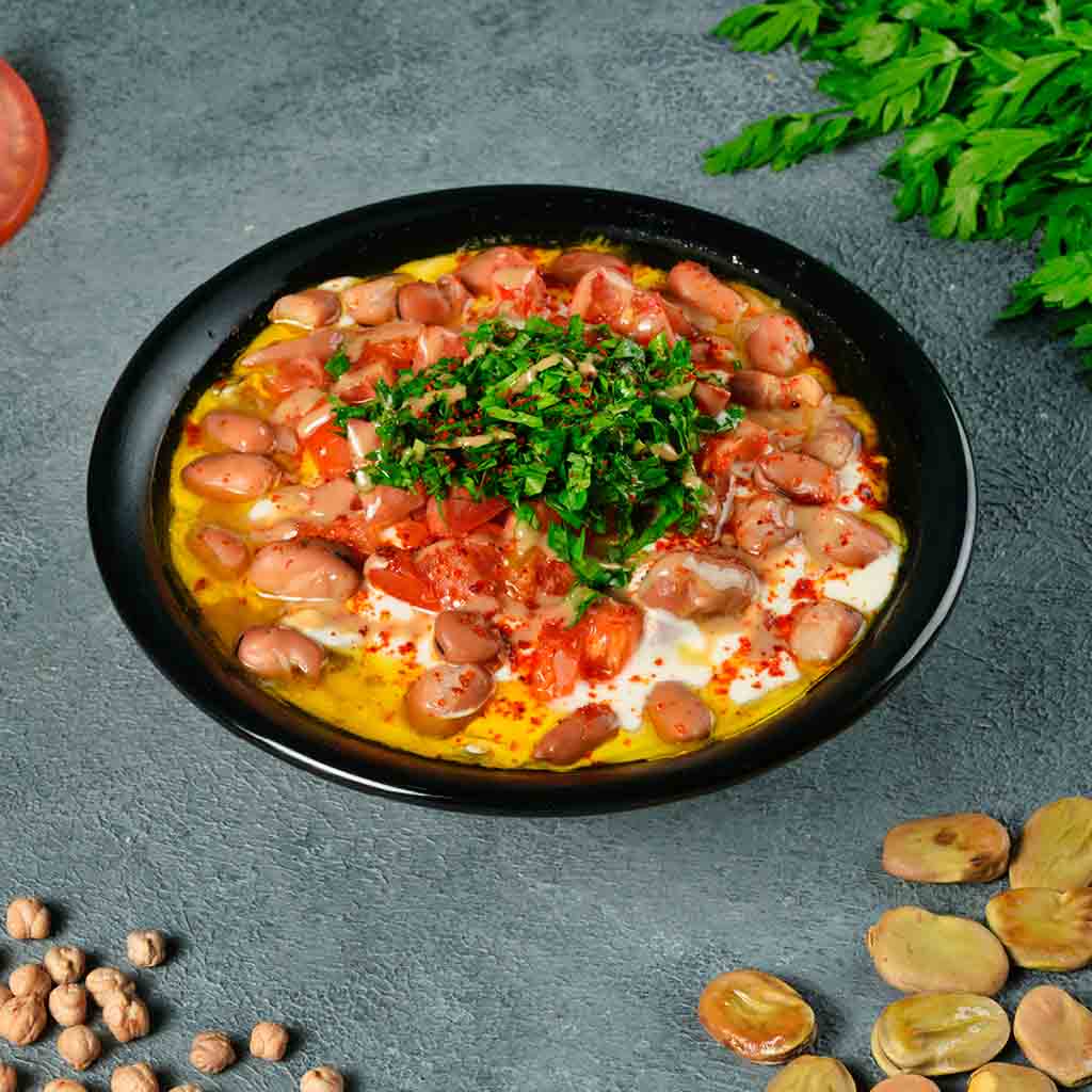 Foul Medames With Milk