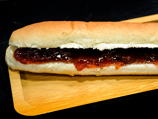 Cheese jam sandwich