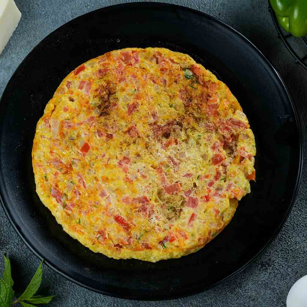 Plain oven baked shakshuka