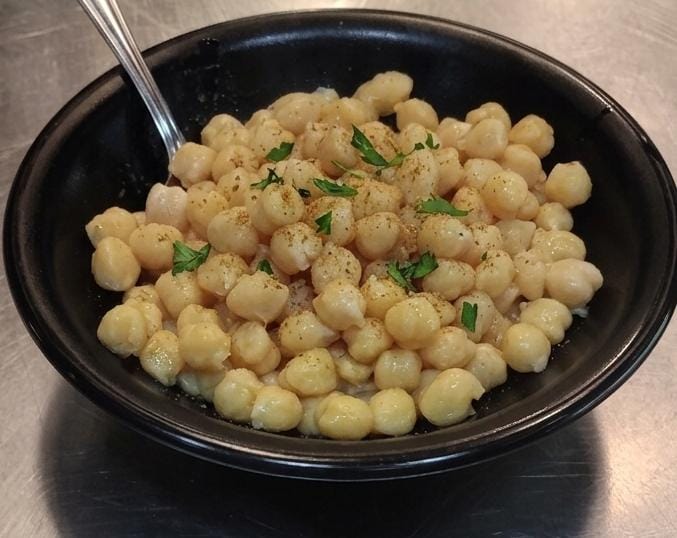 Boiled Chickpea with spices