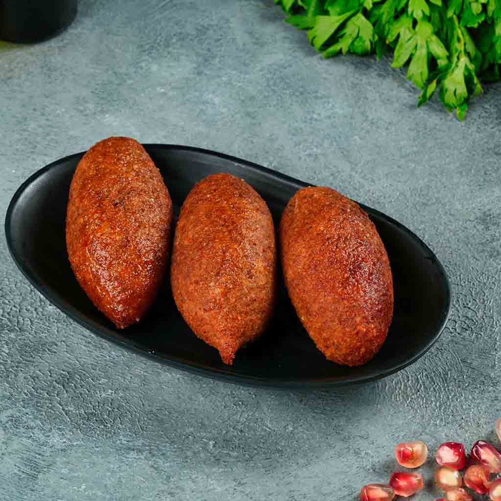 Fried kibbeh plate, 7 pieces