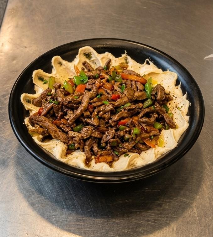 Hummus with liver