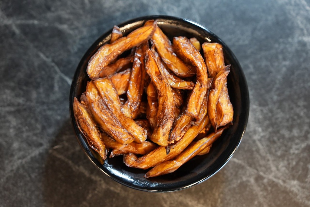 Fried eggplant dish