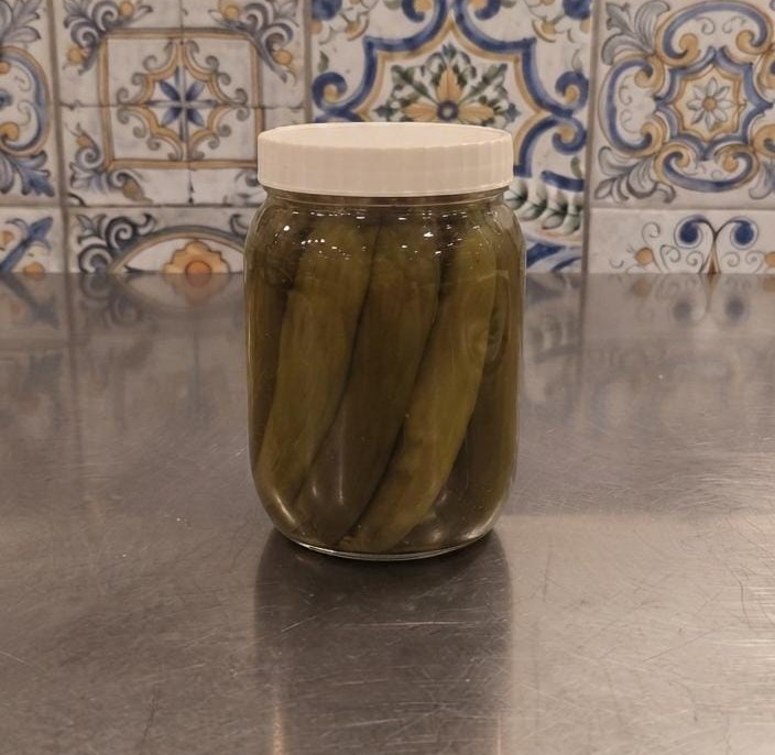 Pickled cucumber in-a-jar
