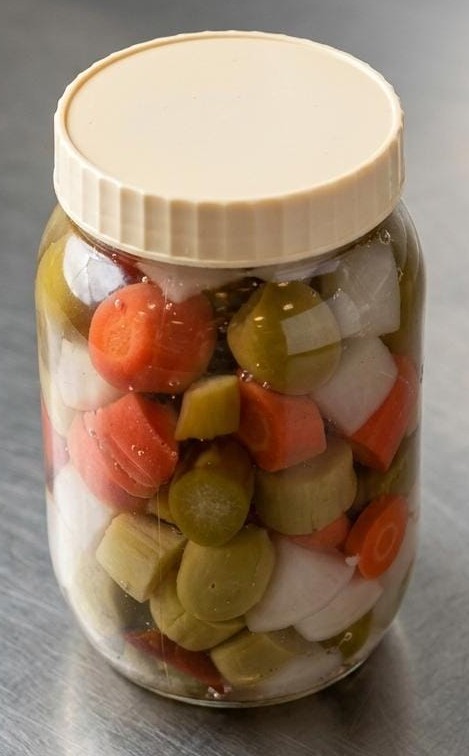 Mixed pickles in-a-jar