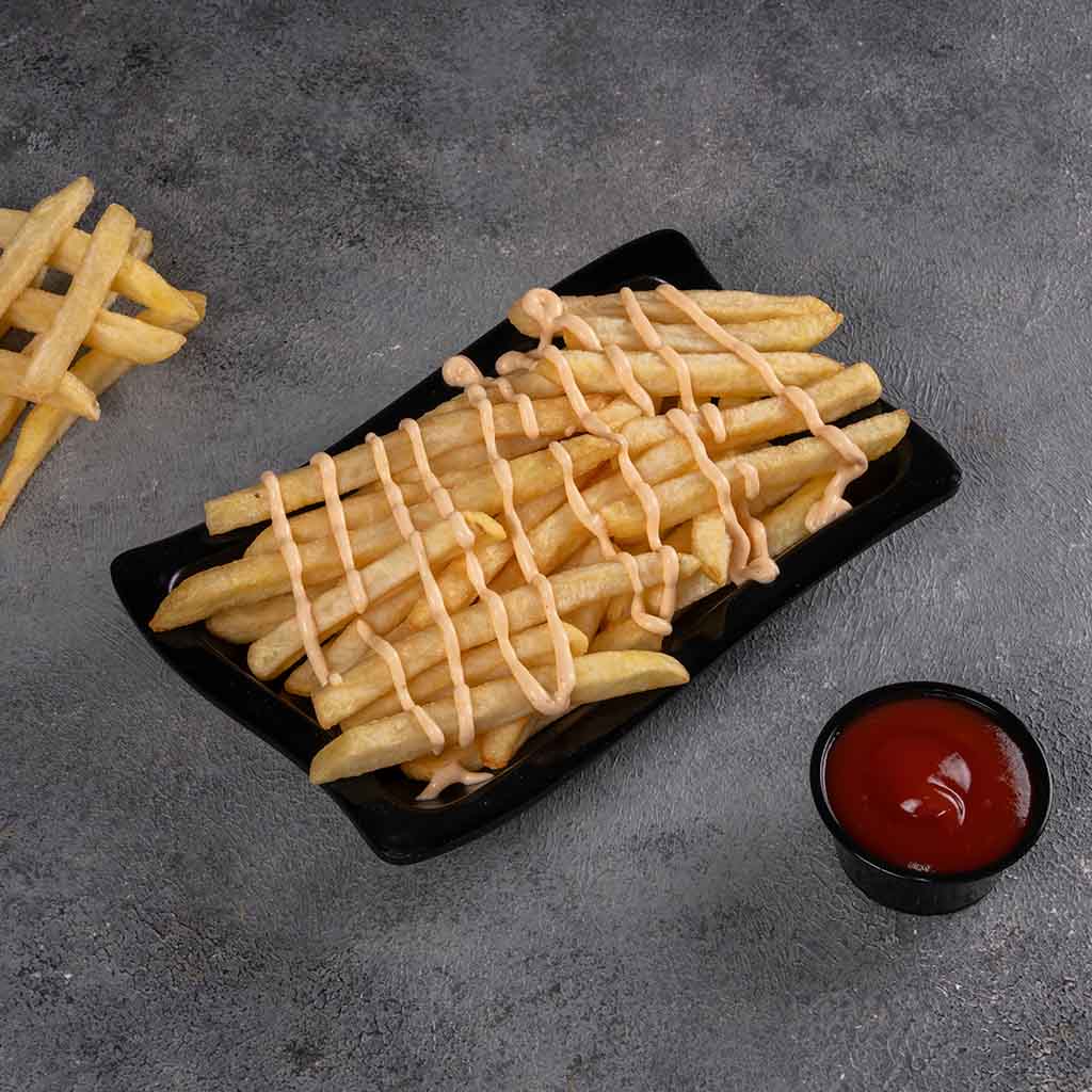 Potatoes with sauce