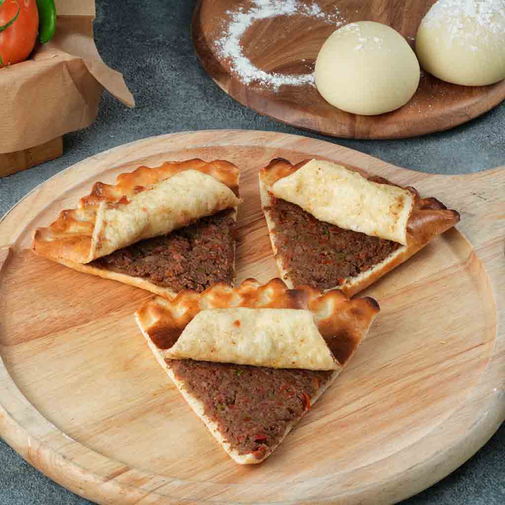 Arayes meat cheese