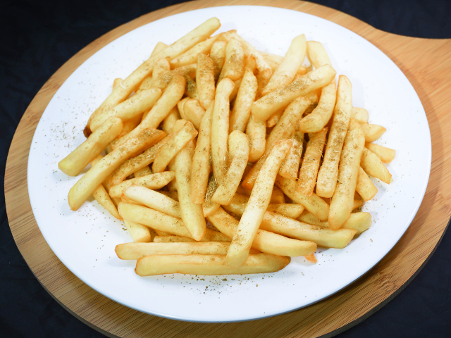 French fries with spices