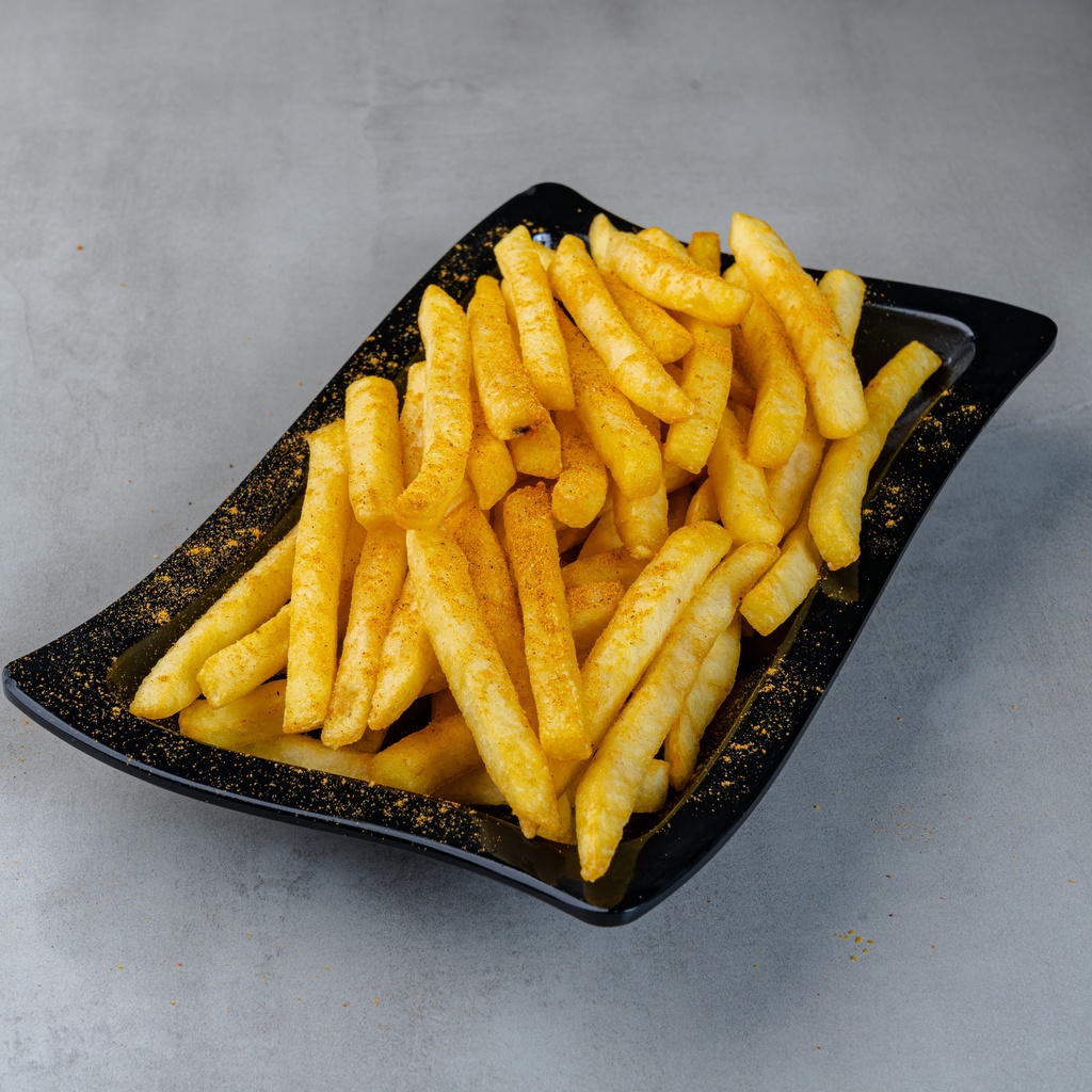 French fries with spices
