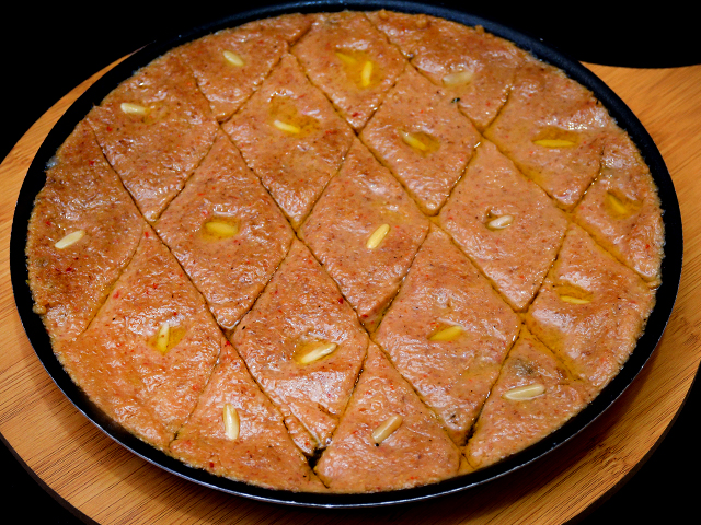 Oven baked kibbeh tray