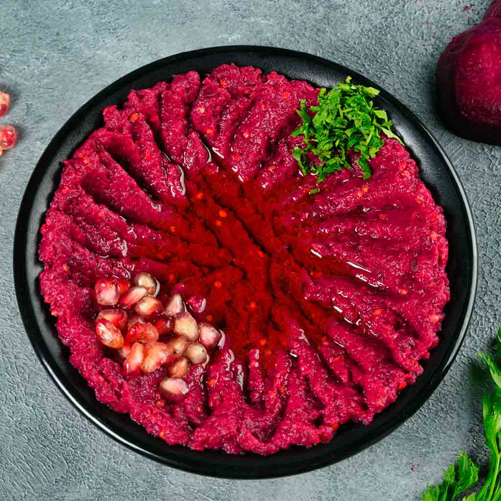 Beetroot mutabal