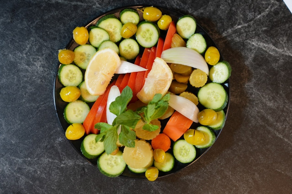 Mixed vegetables plate