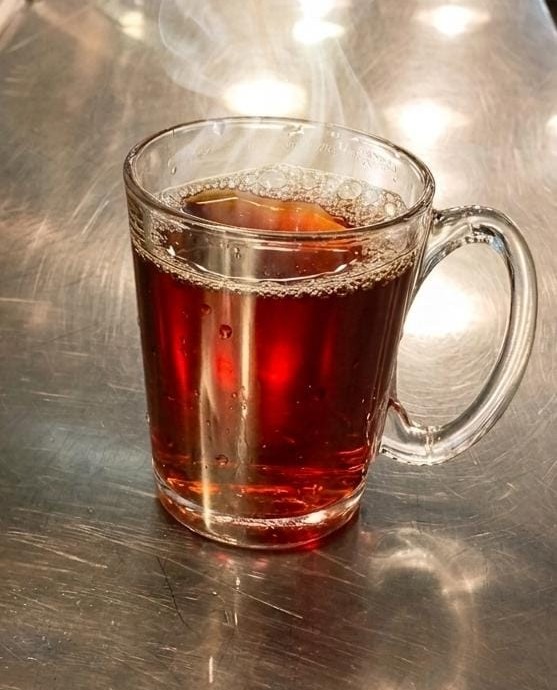Steam tea cup