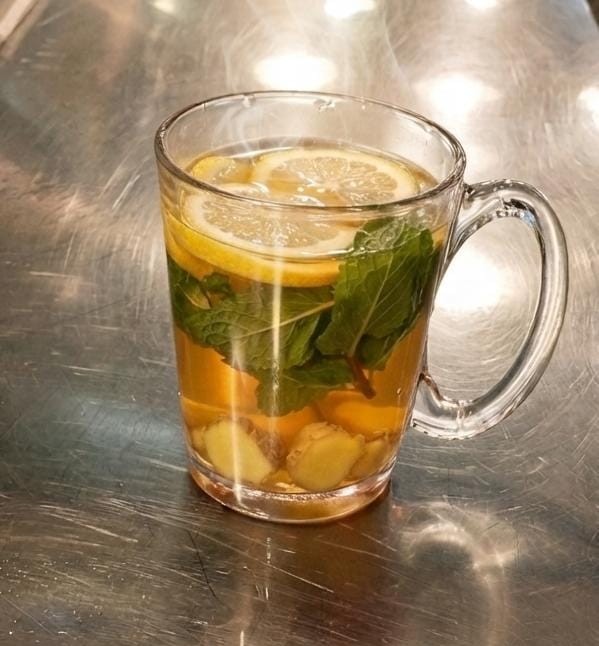 Lemon mint ginger