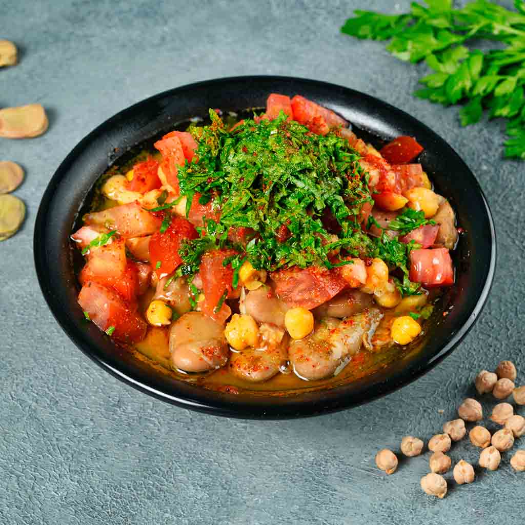 Levantine beans with oil