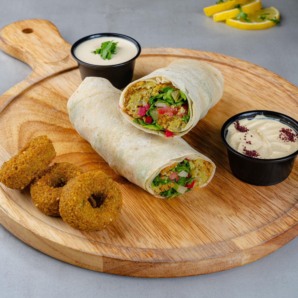 Levantine falafel sandwich