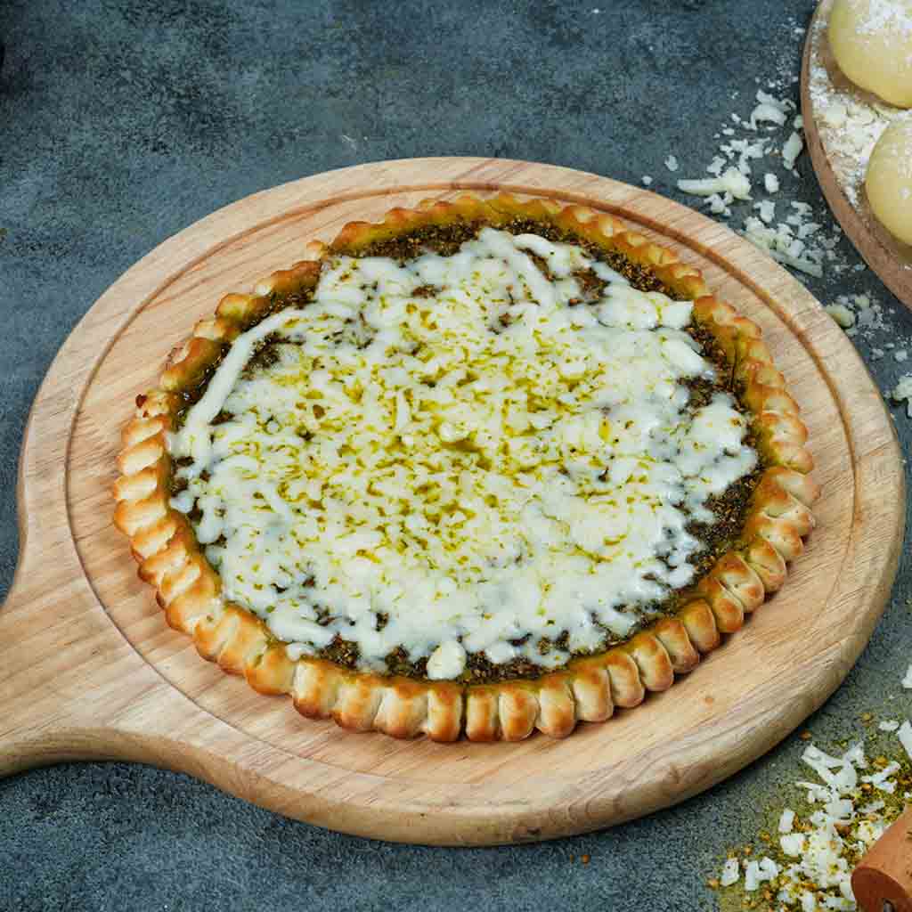 Kashkaval cheese with thyme