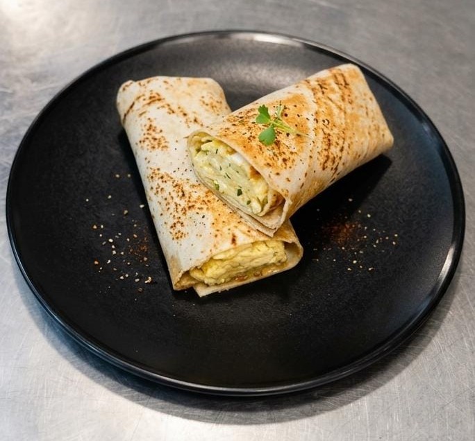 Fried Egg Saj Sandwich