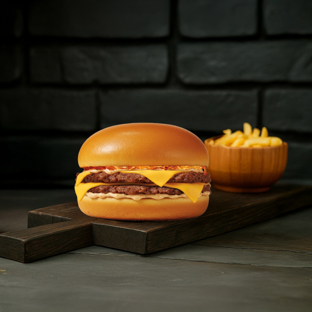 Classic Smashed Wagyu Burger (Double) 120 gr
