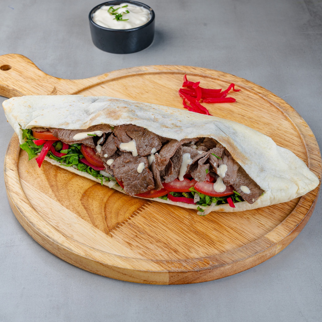 Large meat shawarma