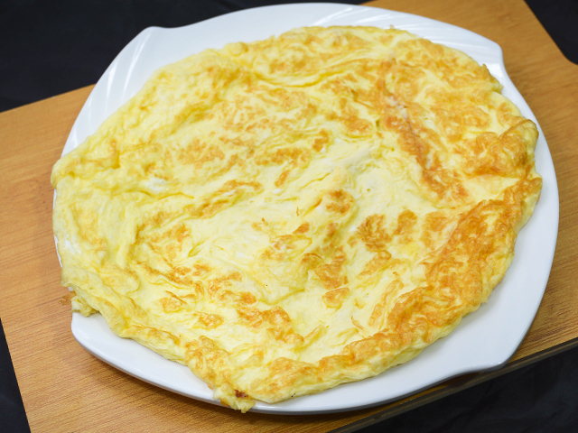 fried egg plate