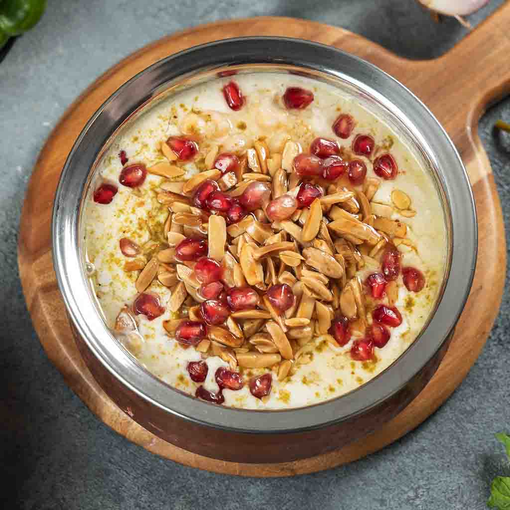 Hummus with ghee