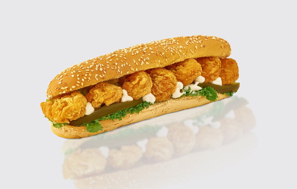 Shrimpo sandwich spicy