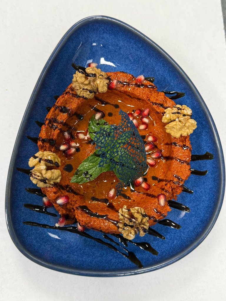 Muhammara with walnuts