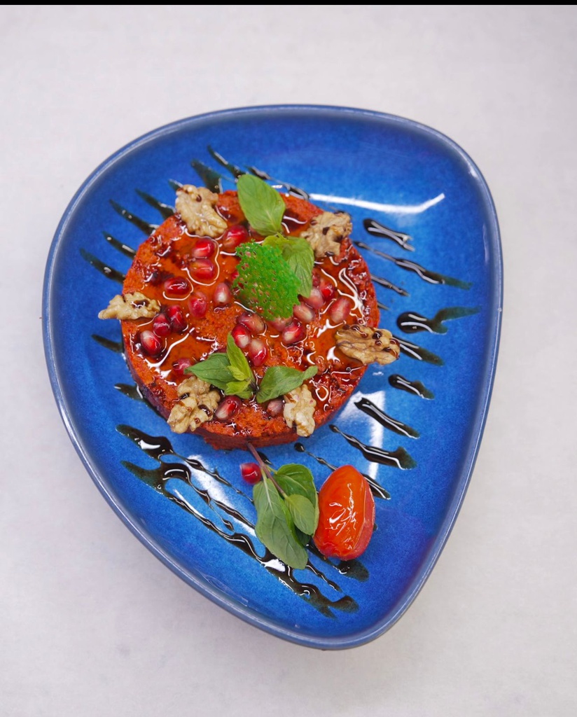 Muhammara with walnuts