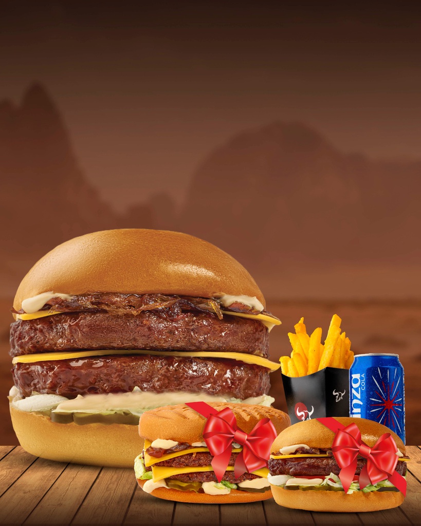 Rosalia Wagyu Burger Meal double