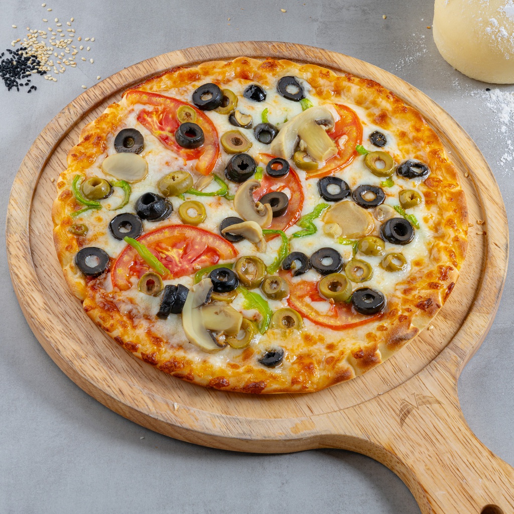 Offer vegetable pizza