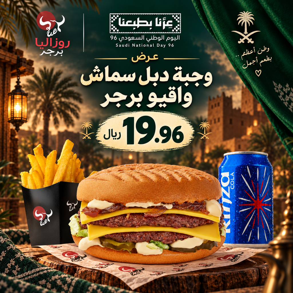 Double Smash Wagyu Burger Meal Deal