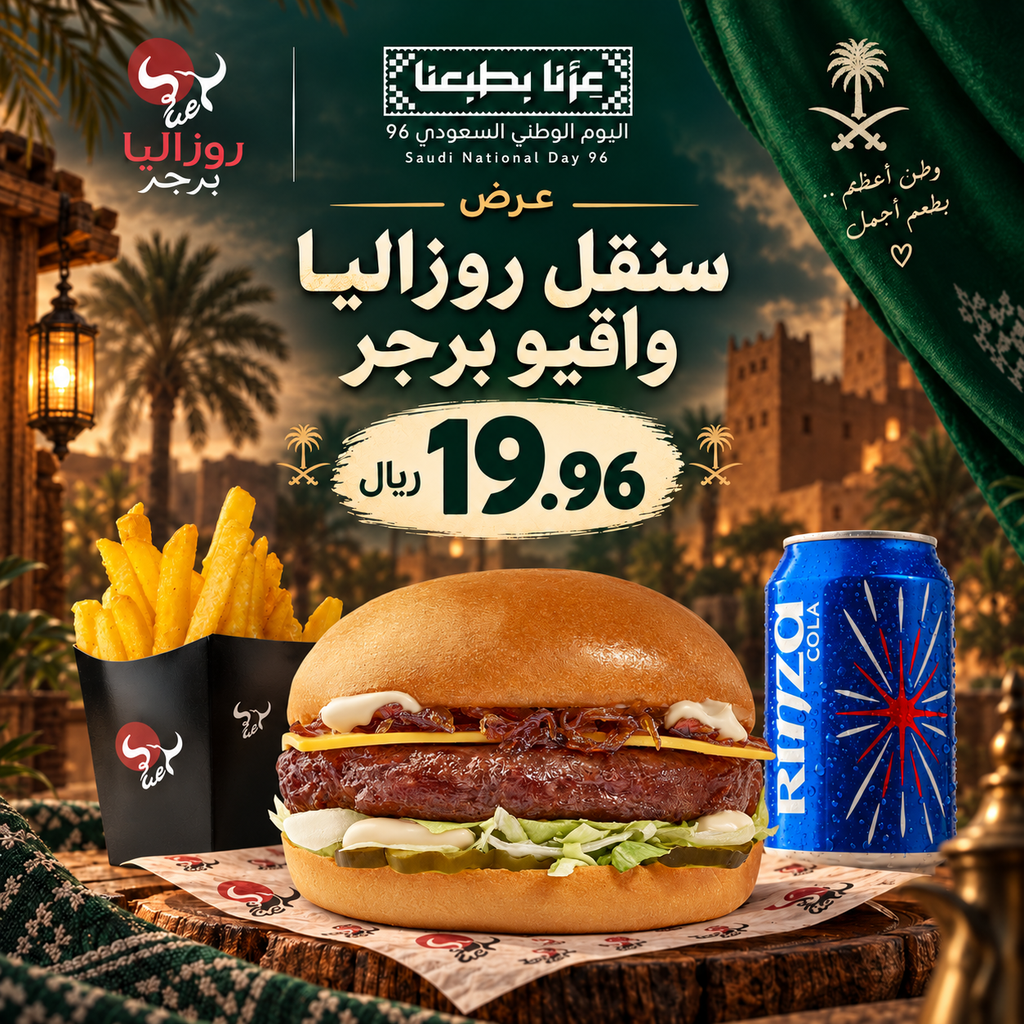 Rosalia and Waqyo Burger single offer