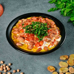 Foul Medames With Milk