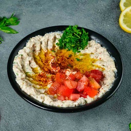 mutabal with tahini