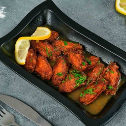Wings with acid and garlic
