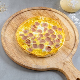 Egg pie with sausage