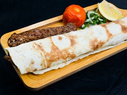 Meat kebab sandwich