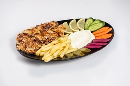 Medium shawarma plate