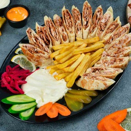 Family size Arabic shawarma