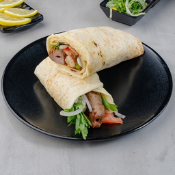 Cubed meat sandwich