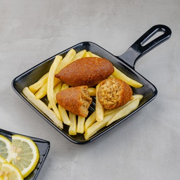 Fried chicken kibbeh