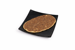 Lamb meat safiha with pomegranate molasses